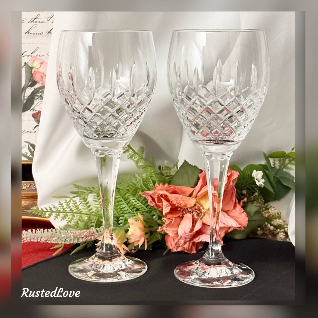 Mikasa Coventry Water Glasses / Mikasa Crystal Coventry Water Goblets