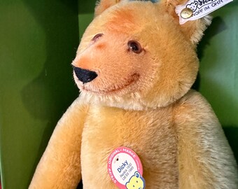 Vintage Steiff Dicky Bear Replica 1930, Mohair, Limited Edition 14