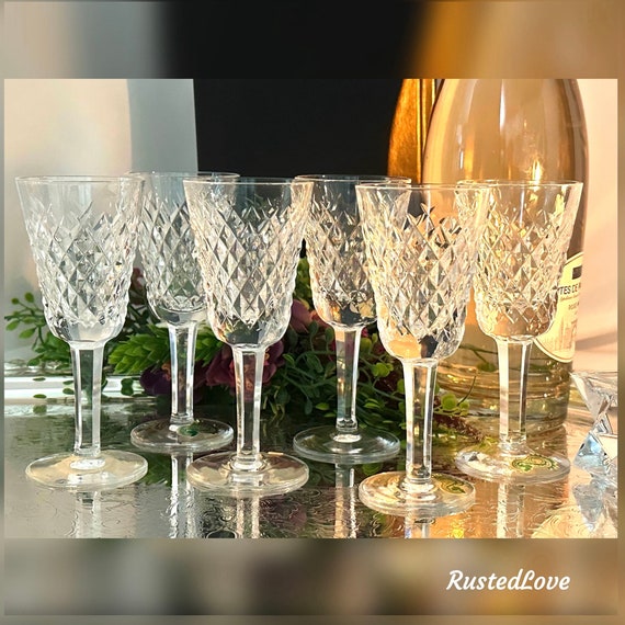 Waterford Crystal Alana Sherry Wine Glasses / Waterford Alana Wine Glasses / Waterford Crystal Blown Glasses / Alana Sherry Glasses - 5