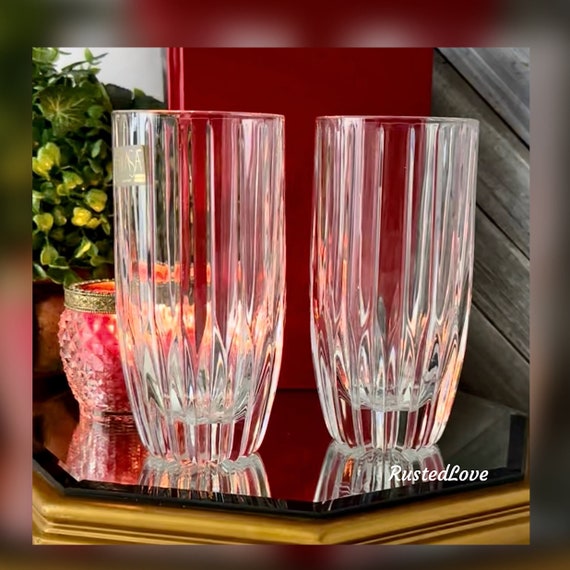 Highball Glasses Mikasa Park Lane Mikasa Crystal Glasses Highball Glassware Elegant Glasses Mikasa Drinkware Elegant Barware Etsy UK