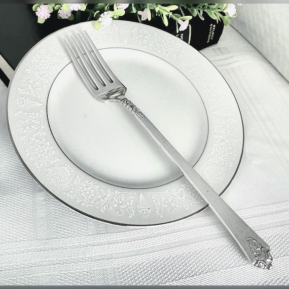Royal Crest Castle Rose Sterling Grille Fork 7 5/8" Flatware Replacement