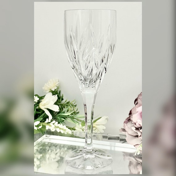 Vintage Gorham Crystal Wine Goblet – Star Blossom Pattern