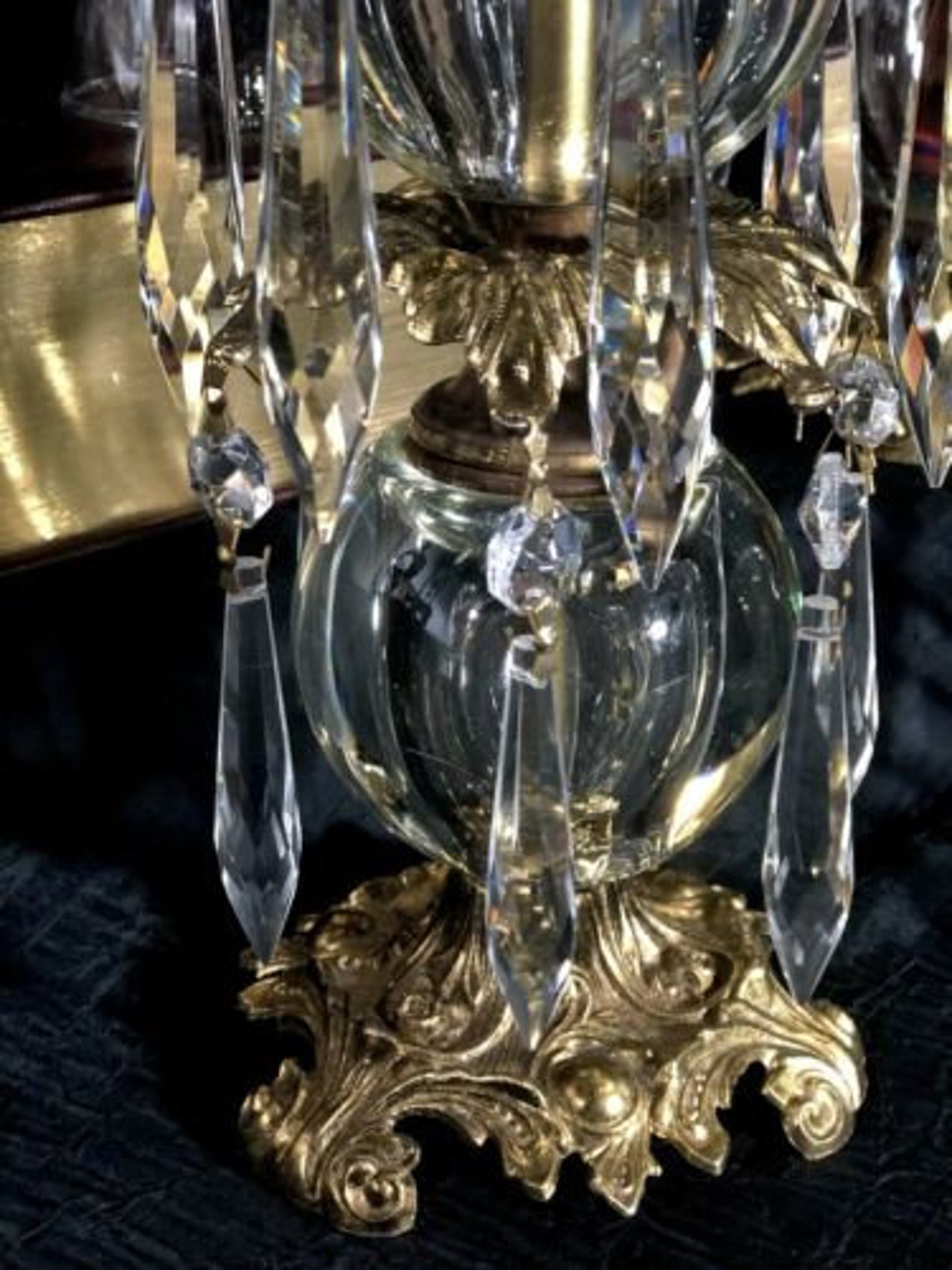 Vintage L&L WMC 1973 Brass And Glass Candle Holders With Etsy