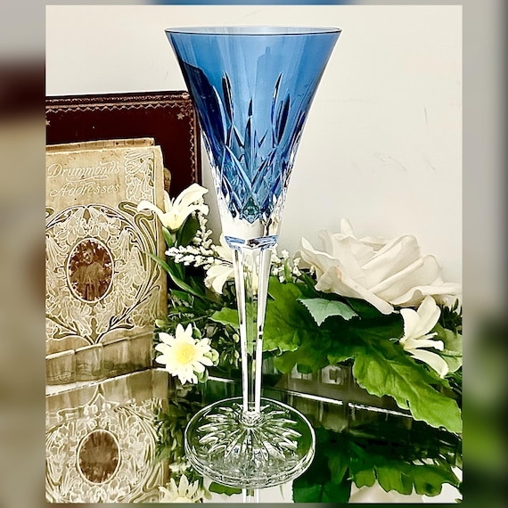 Waterford Lismore Sapphire Champagne Flute Crystal Replacement Glass