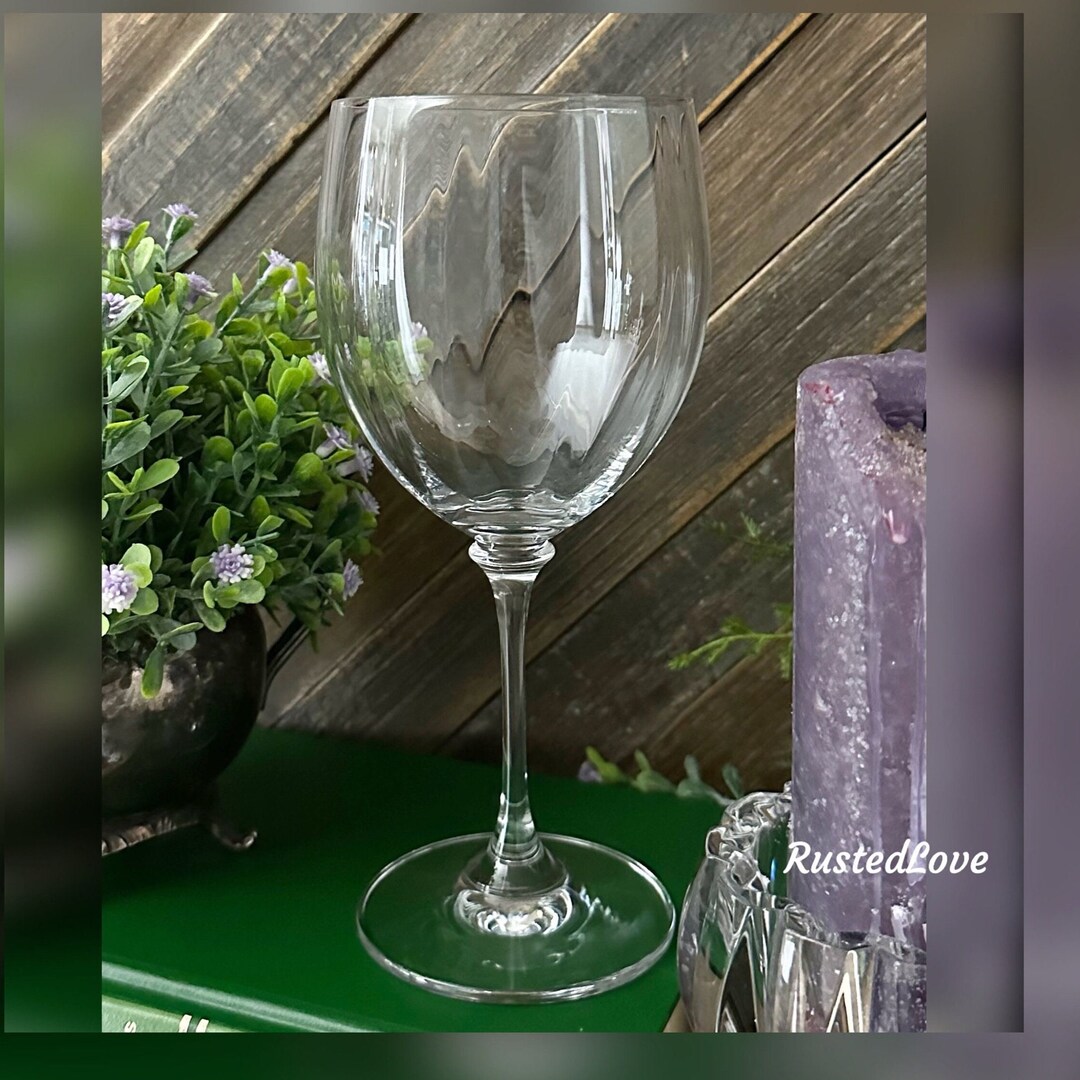 Mikasa Stephanie Water Goblet / Mikasa Crystal Blown Water Glass