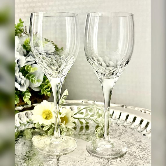 Orrefors Prelude Clear Claret Wine Glasses / Prelude Orrefors Wine Glasses in Original Box / Vintage Prelude Wine Goblets / Prelude Glasses