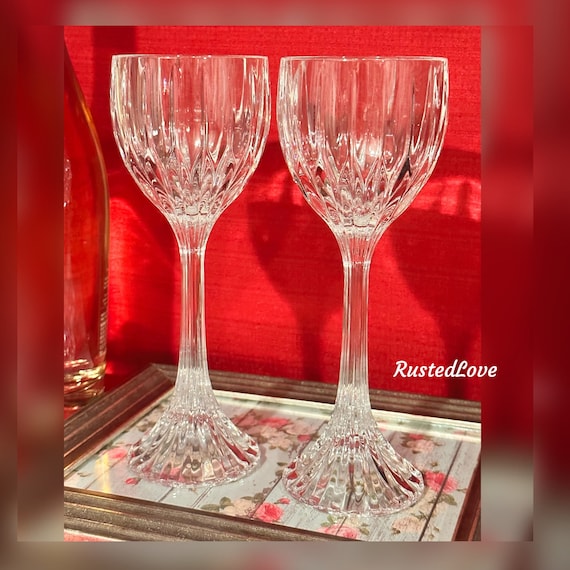 Mikasa Park Lane Wine Hocks / Hock Wine Mikasa Glasses / Park Lane Wine Glasses / Vintage Mikasa Glasses / Mikasa Park Lane Hock Wine - 2