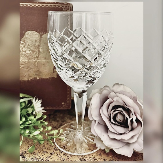 Waterford Comeragh Water Goblet Vintage Irish Crystal Replacement Glass