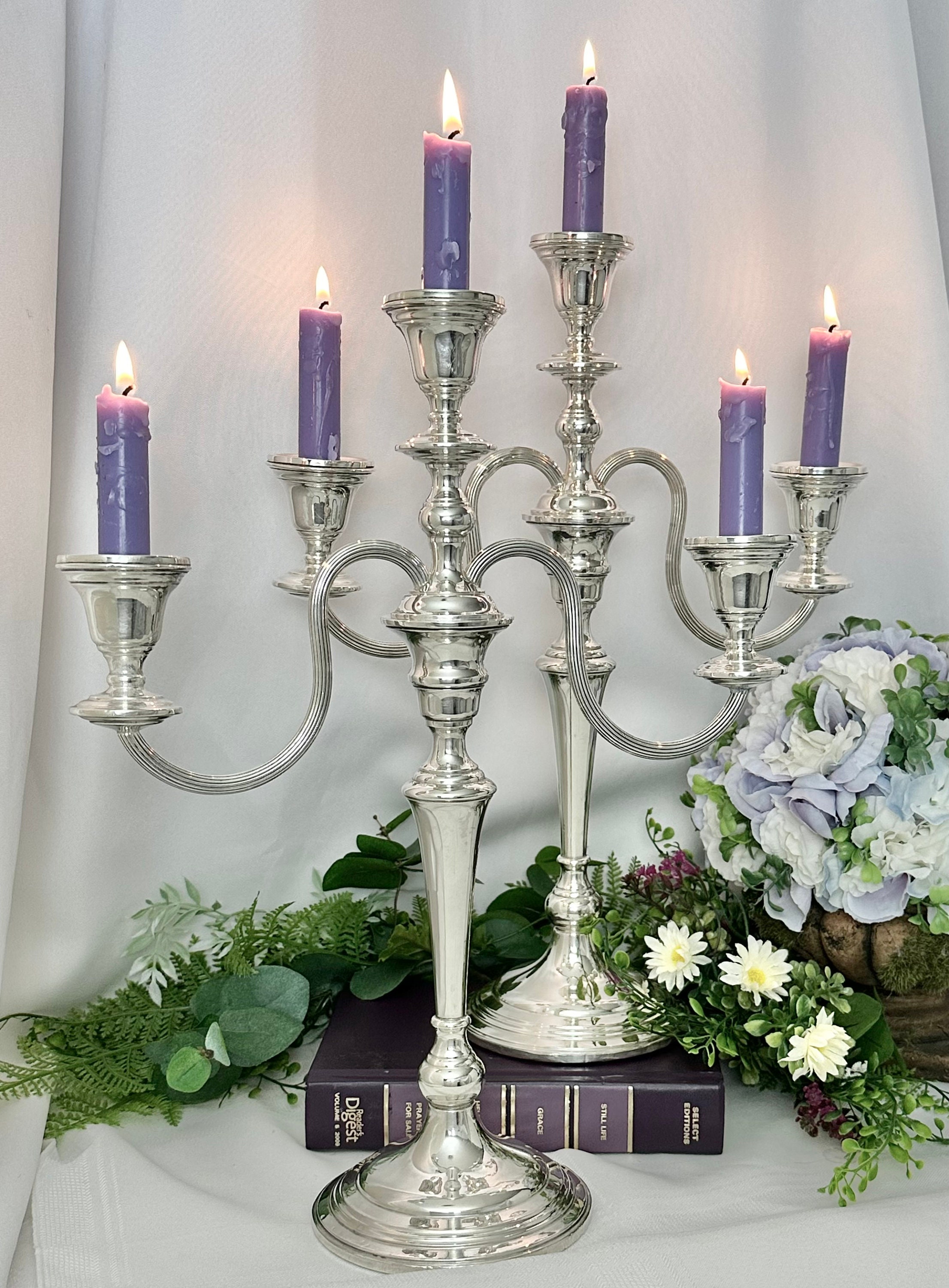 Preisner sterling weighted candlesticks best sale