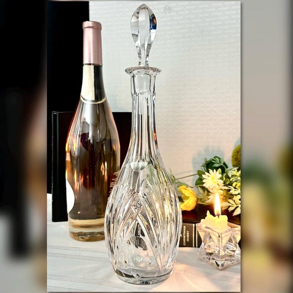 Nachtmann Andernach Decanter / Vintage Nachtmann Cordial Decanter / Vintage Nachtmann Decanter / Andernach Nachtmann Decanter and Stopper