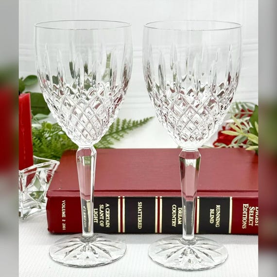 Lenox Centurion Wine Glasses / Centurion Lenox Wine Goblets / Vintage Lenox Centurion Crystal Wine Goblets / Centurion Wine Glasses - 2