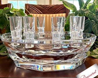 Vintage Baccarat Abysse Caviar Vodka Set – 13-piece Crystal