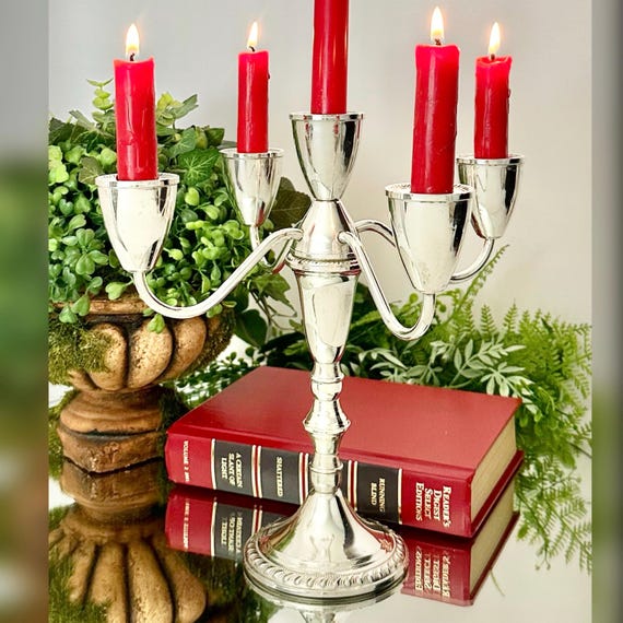Sterling Silver Duchin Creations Candelabra / Vintage Duchin Creations Sterling Centerpiece / Duchin Creations Vintage Sterling Candelabra