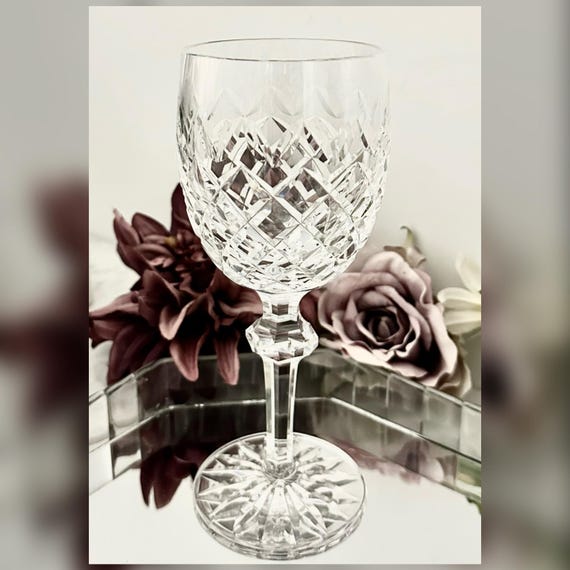 Waterford Powerscourt Water Glass Vintage Irish Crystal Replacement Goblet