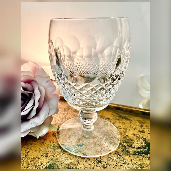 Waterford Colleen Water Glass Vintage Crystal Replacement Stemware