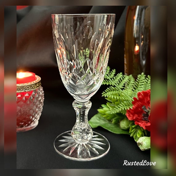 Vintage Georgian Seneca Claret Wine Glass / Georgian By Seneca Wine Glass / Bohemian "style" Claret Wine / Seneca Georgian Wine Glass - 1
