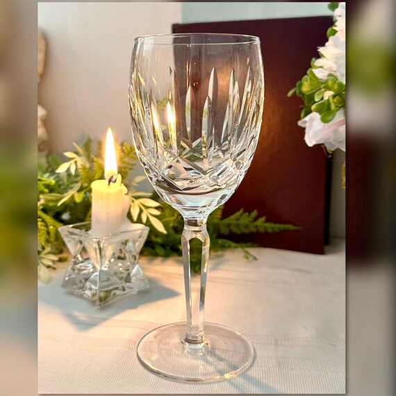 Waterford Crystal Kildare Claret Wine Glass / Vintage Waterford Crystal Wine Glass / Kildare Wine Glass / Waterford Crystal Wine Goblet - 1