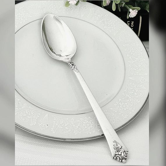 Royal Crest Castle Rose Sterling Teaspoon 6 1/8" Flatware Replacement