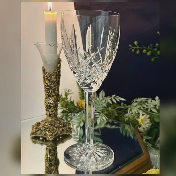 Waterford Argalin Water Goblet / Red Wine Glass Vintage Waterford Crystal / Argalin Red Wine Glass / Waterford Glass / Replacement Glass
