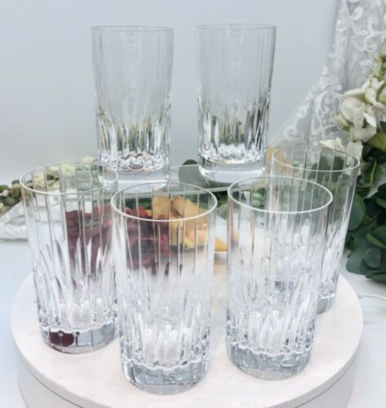 Mikasa Highball Glasses / Vintage Mikasa Park Ave / Highball Etsy