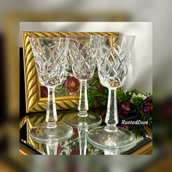 O'Brien Galway Wine Glasses / Galway O’Brien Red Wine Glasses / Galway Red Wine Grasses / Galway O'Brien Wine Goblets / Red Wine Glasses - 3