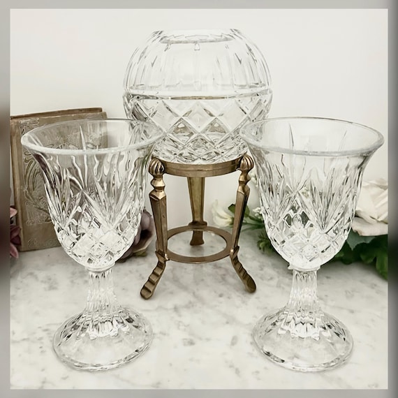 Candle Holders Centerpiece Set of 3 Rose Bowls Hurricanes Wedding Decor