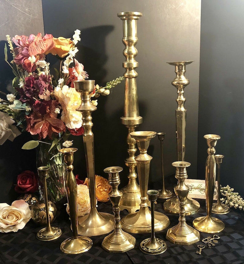 large wedding candle holders