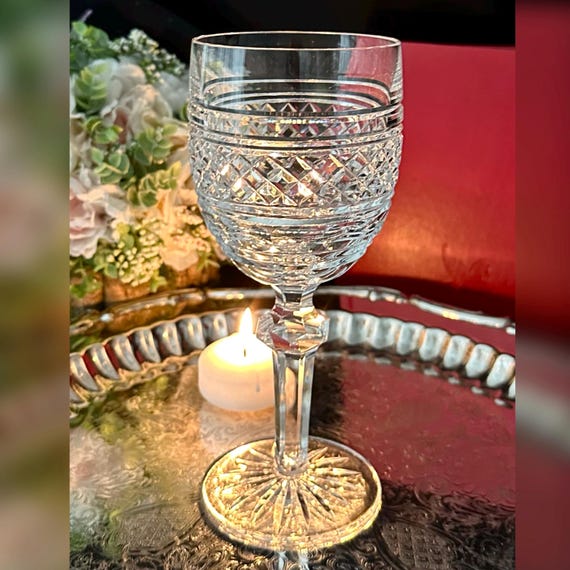 Waterford Castletown Water Goblet / Vintage Waterford Crystal Castletown  Water Glass / Castletown Water Glass / Castletown Water Glass
