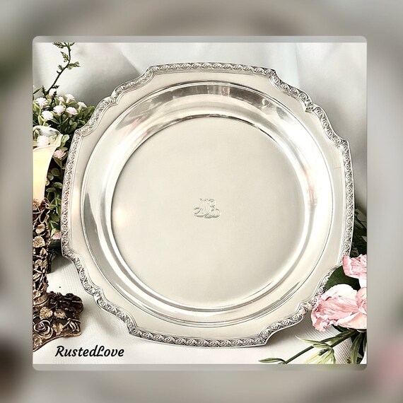 Sterling Silver Tiffany & Co Bowl / Tiffany Signed Silver Dish / Tiffany Monogramed Sterling Silver Bowl / Vintage Sterling Centerpiece Bowl