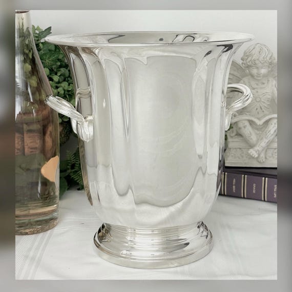 Silver Plated Gorham Champagne Bucket / Gorham Silverplated Ice Bucket  / Heritage Newport Vintage Ice Bucket / Gorham YH30 Champagne Bucket