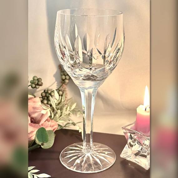 Waterford Crystal Ballymore Water Goblet / Waterford Ballymore Blown Wine Glass / Waterford Wine Glass / Ballymore Crystal Wine Glass - 1