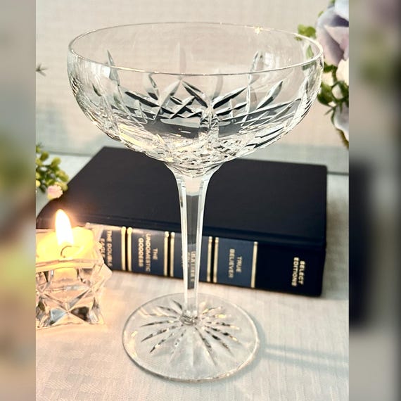 Waterford Crystal Lismore Margarita Glass / Vintage Waterford Lismore Cut Crystal Glass / Lismore Waterford Margarita Glass / Lismore Glass