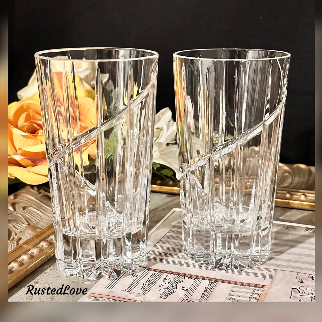 Highball Glasses / Mikasa Uptown Glasses / Vintage Mikasa Etsy