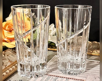 Mikasa Uptown Highball Glasses / Vintage Mikasa Highball Glasses / Uptown Highball Glasses / Mikasa Highball Glasses / Mikasa Uptown - 2