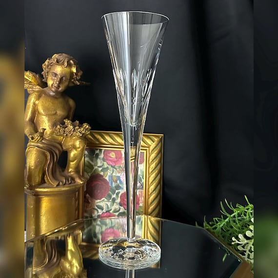 Waterford Ballet Blossom Champagne Flute / Waterford Crystal Ballet Blossom Toasting Flute / Ballet Blossom Champagne Glass / Toasting Glass