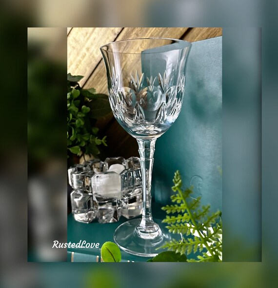 Mikasa Westminster Wine Glass / Vintage Mikasa Wine Glass / Mikasa Innovation Clear Blown Glass / Vintage Westminster Wine Goblet - 1