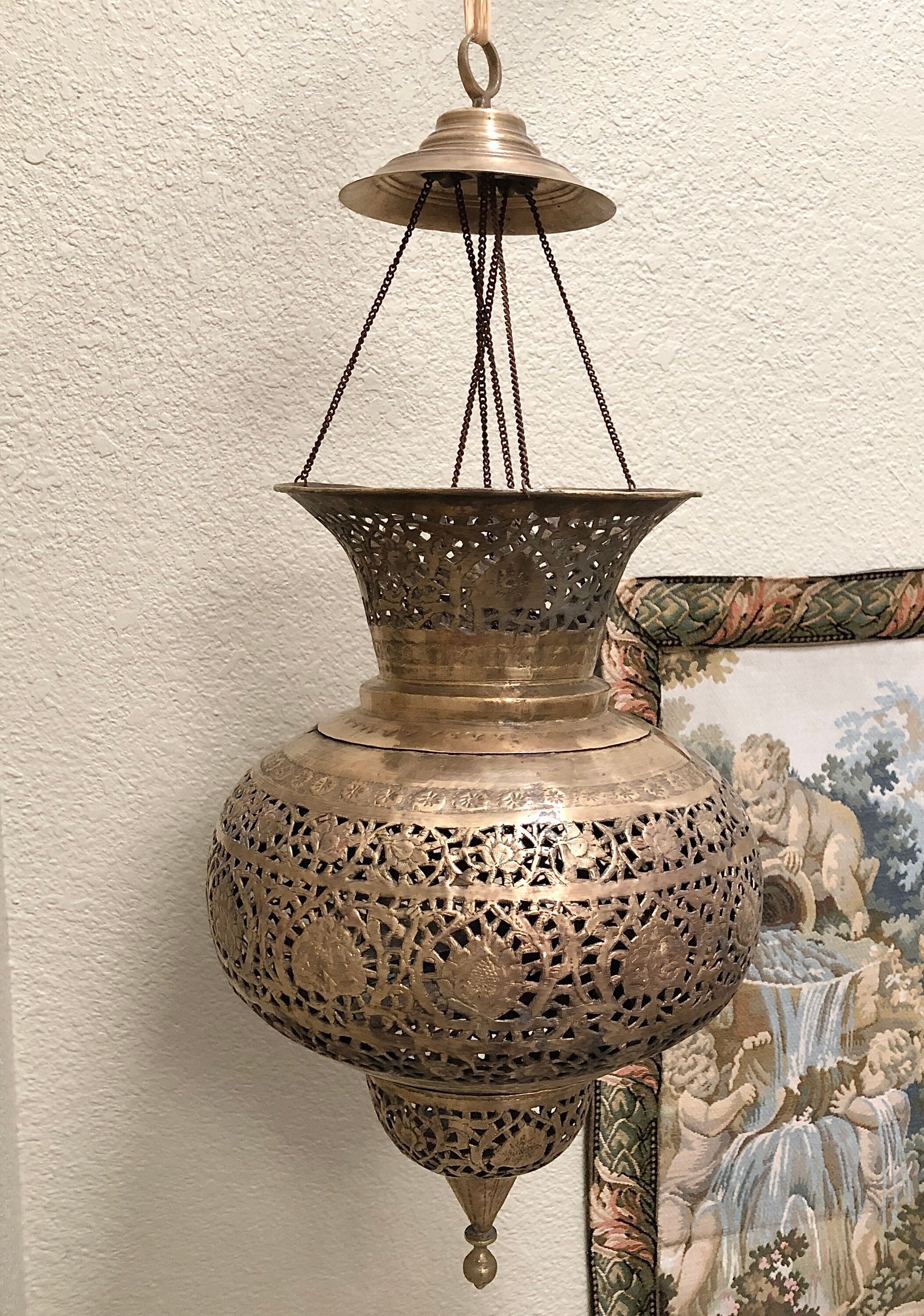 Moroccan hanging 2024 lanterns electric