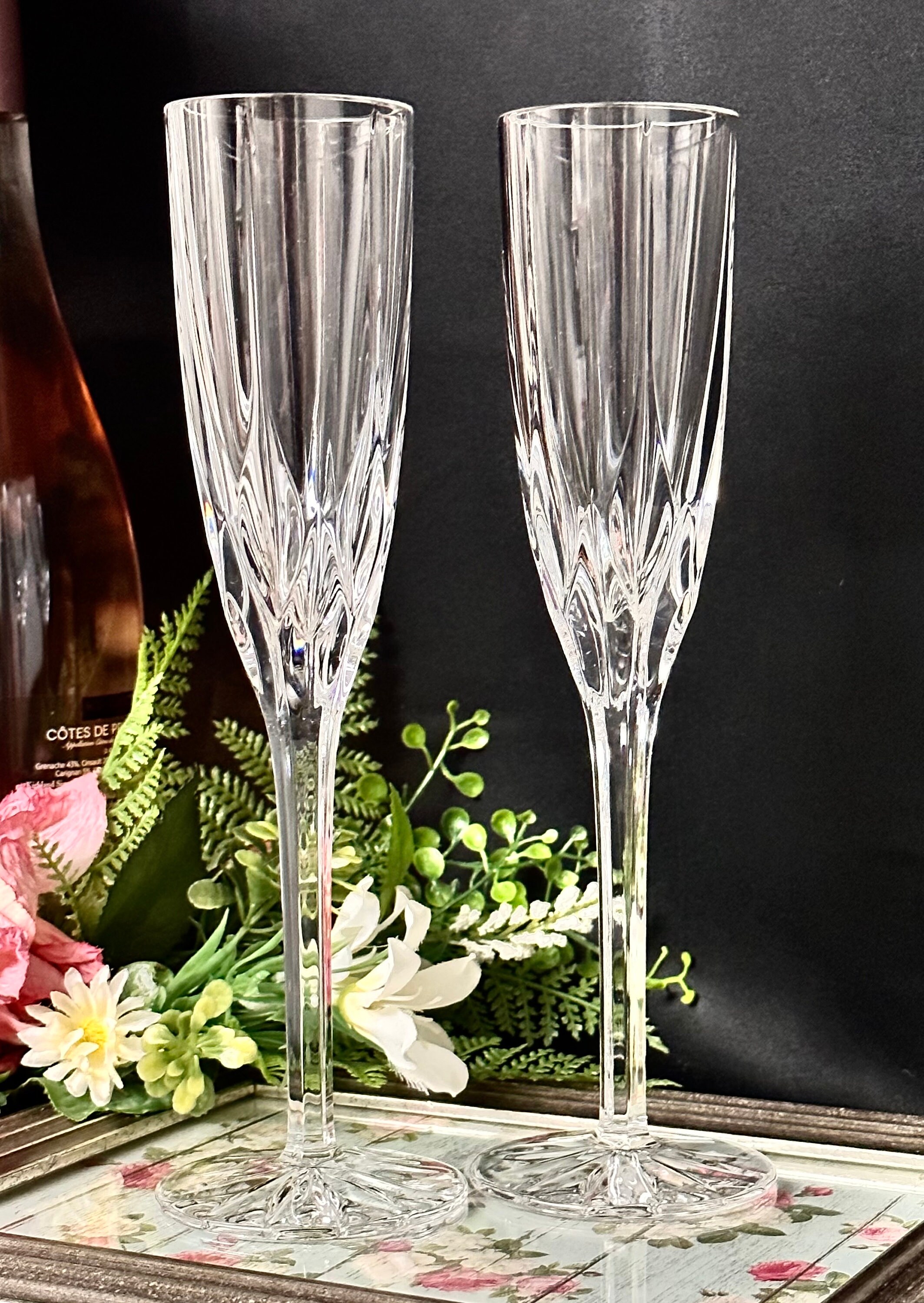 Champagne Glass - Wine Glass - Set of 2 from Apollo Box