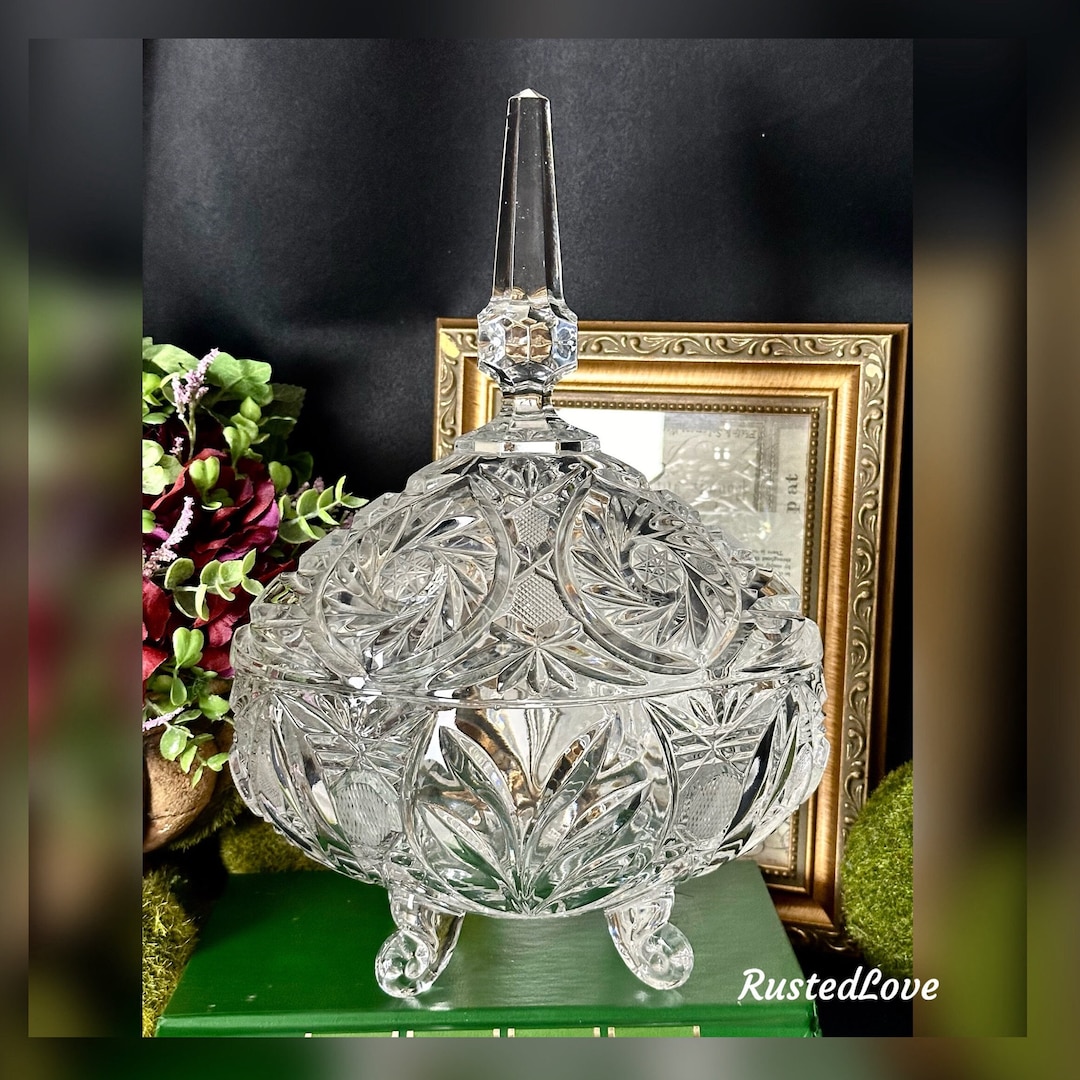 Vintage Crystal Candy Dish Steeple Lidded Crystal Candy Bowl Il 1080xN.5625872804 Lnk9