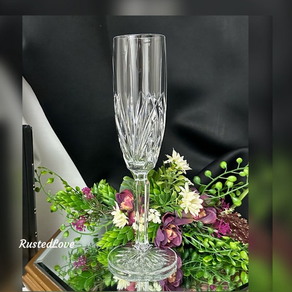 Waterford Brookside Marquis Champagne Flute / Brookside Champagne Toasting Glass / Wedding Champagne Flute / Waterford Brookside Champagne 1