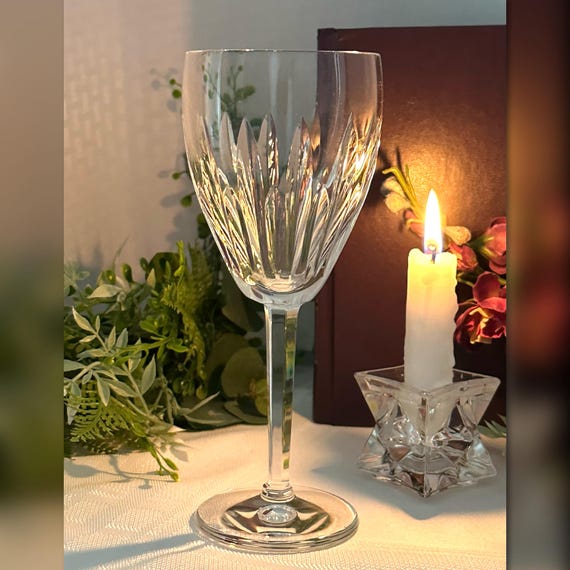 Waterford Crystal Carina Claret Wine Glass / Vintage Waterford Carina Wine Glass / Carina Waterford Wine Glass / Waterford Crystal Glass - 1