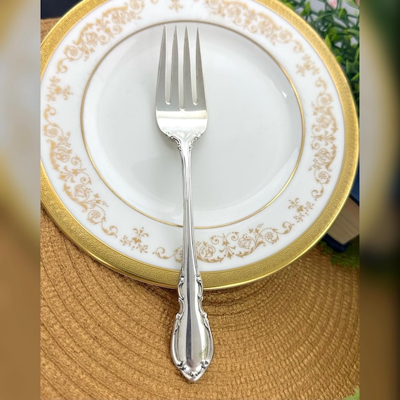 Towle Sterling Silver Legato Salad Fork / Vintage Towle Flatware Fork / Legato Silverware Salad Fork / Towle Legato Sterling Salad Fork