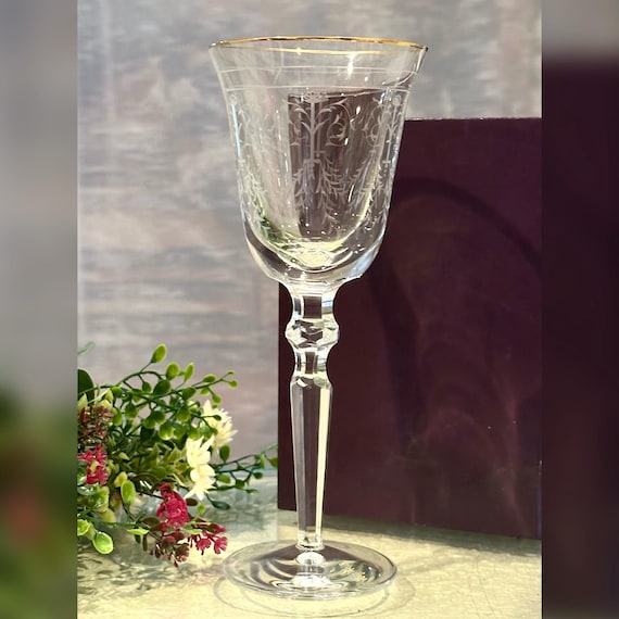 Charlemont Gold Waterford Glass / Waterford Crystal Gold Rimmed Water Glass / Vintage Waterford Glass / Charlemont Gold Rimmed Water Glass 1