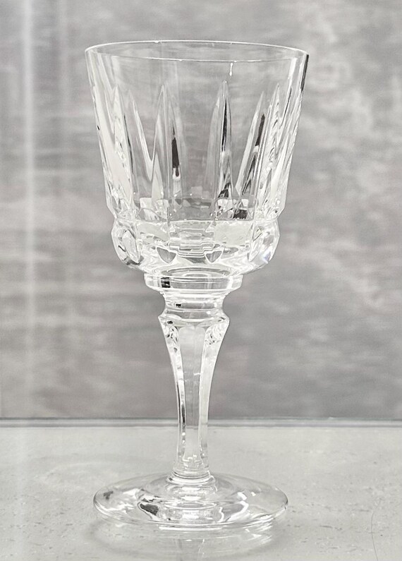 Atlantis Lisbon Water Goblet Replacement Single Crystal Glass Stemware