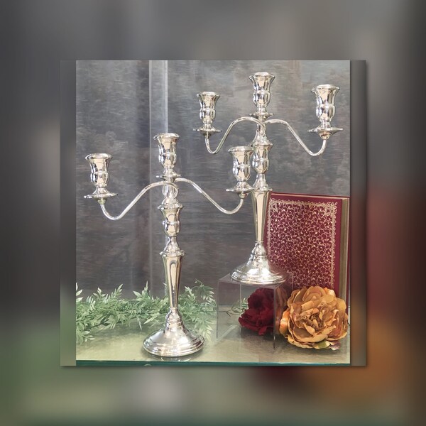 Reed and Barton Sterling Candle Holder Etsy