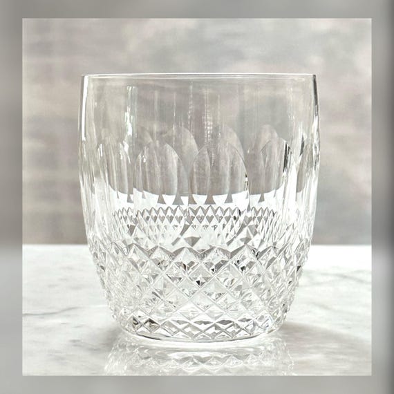 Waterford Crystal Colleen Old Fashioned Glass / Vintage Waterford Colleen Old Fashioned Glass / Waterford Colleen Bar Old Fashioned Glass