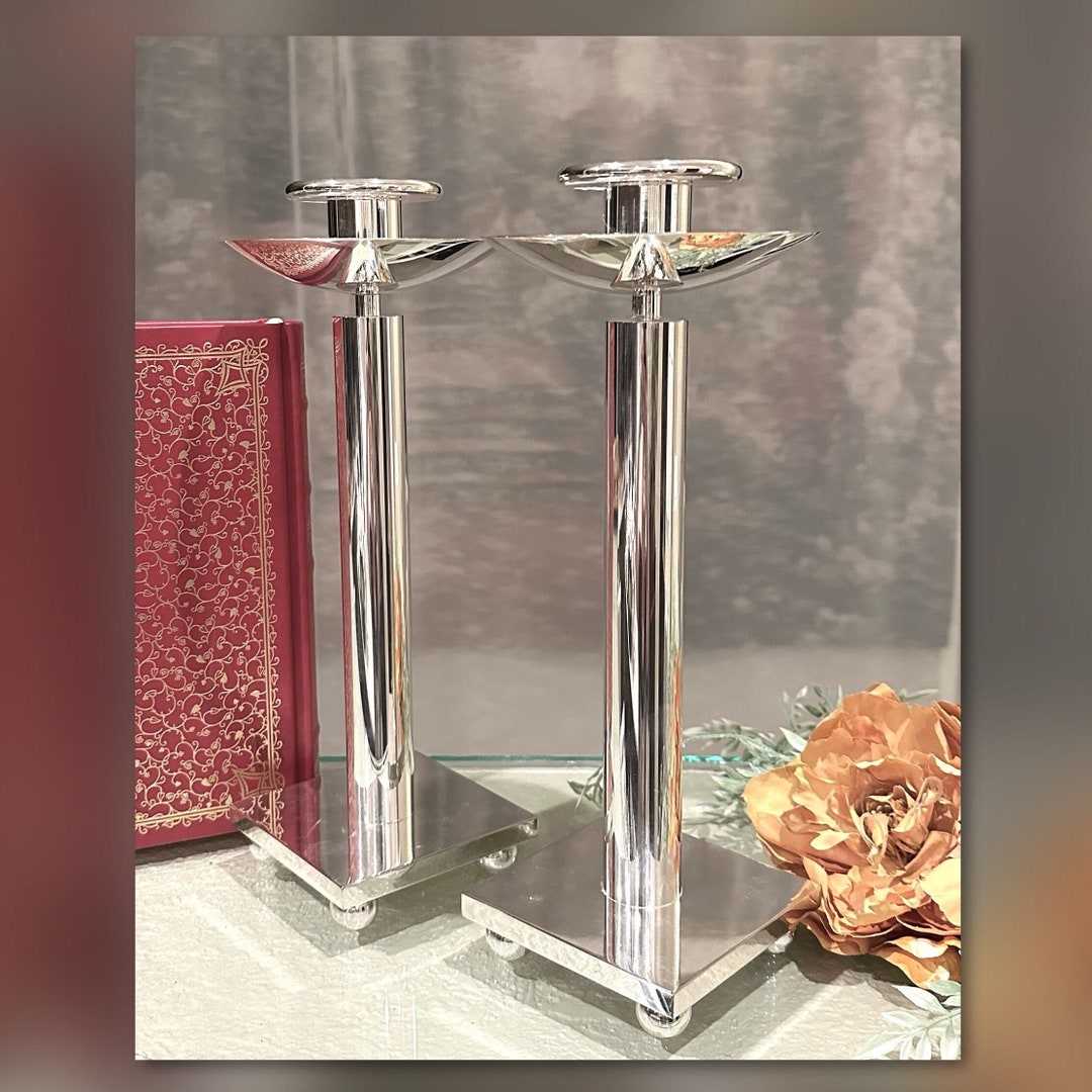 MCM Swid Powell Candle Sticks / Vintage Italy Candlesticks