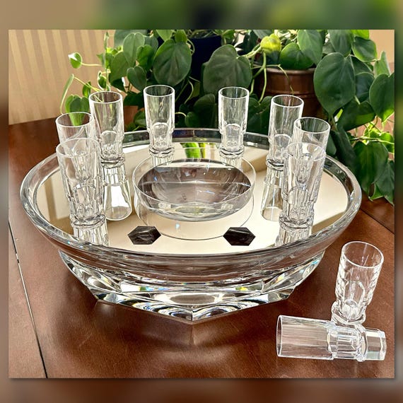 Baccarat Harcourt Abysse Caviar Set / Baccarat Vodka Serving