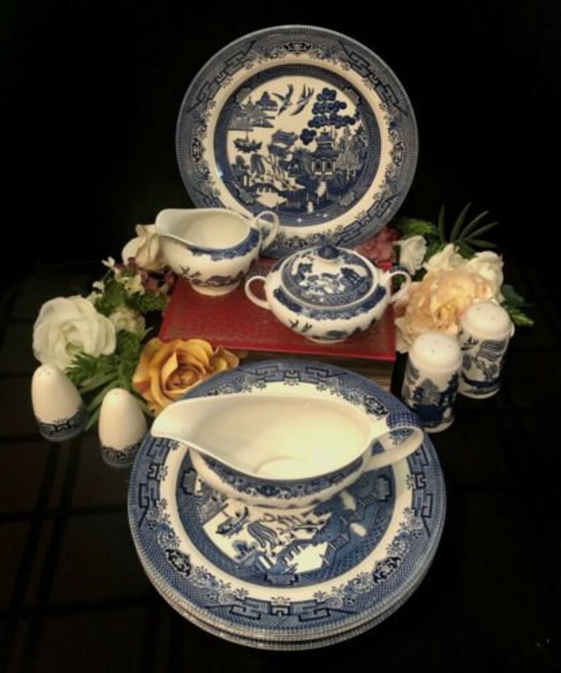 Blue Willow Johnson Brothers / Churchill England Dishes Etsy
