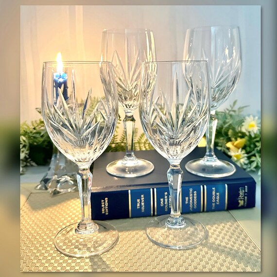 Princess House Royal Highlights Wine Glasses / Vintage Royal Highlights Wine Glasses / Wine Glasses Princess House / Royal Highlights Wine 4